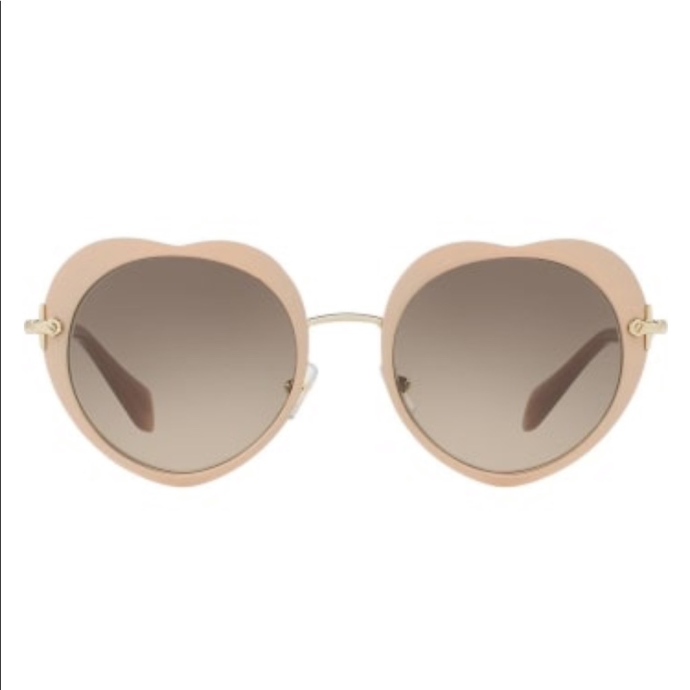 Min Miu Heart Sunglasses - Authentic Gently Used